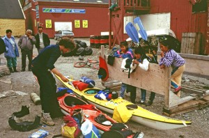 kayak in greenland Paamiut